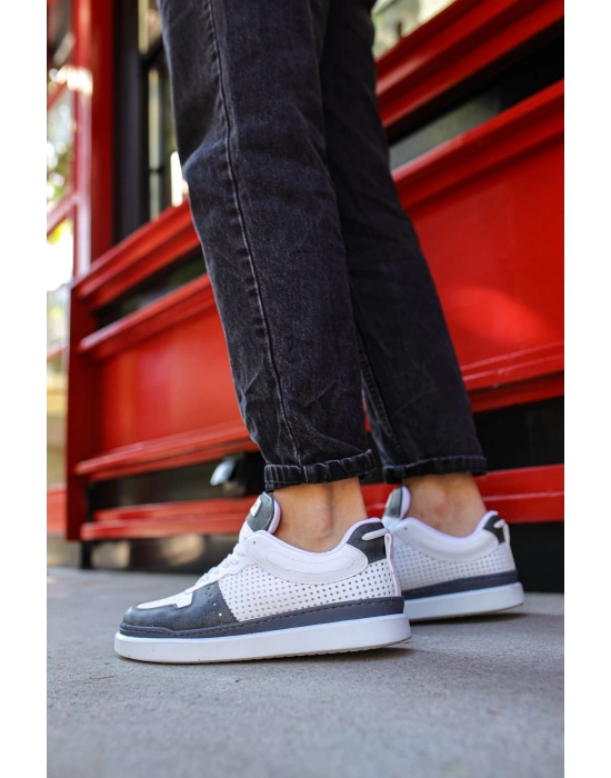 Ch201 Cbt Hercules Erkek Ayakkabı Antrasit/beyaz Erkek Günlük Ayakkabı