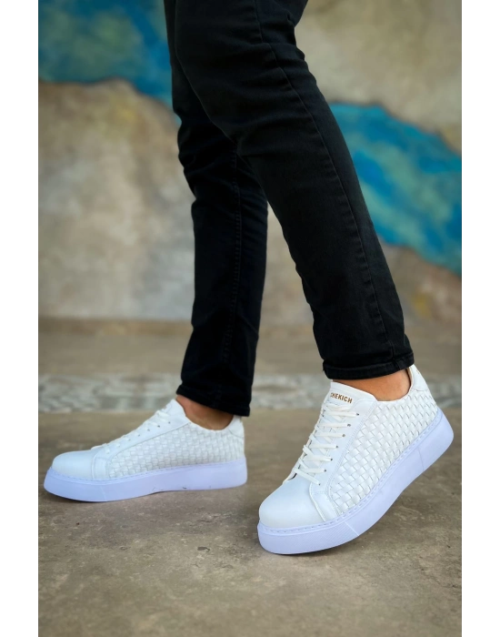 Ch203 Obt Maglieria Erkek Ayakkabı Beyaz Erkek Günlük Ayakkabı