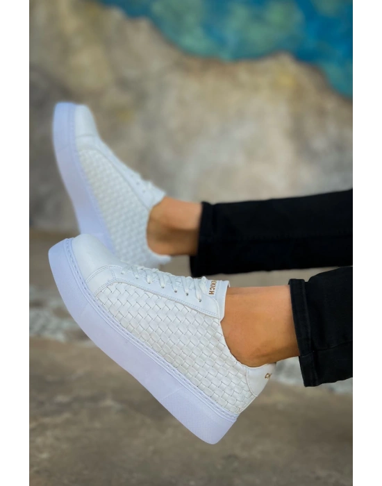 Ch203 Obt Maglieria Erkek Ayakkabı Beyaz Erkek Günlük Ayakkabı