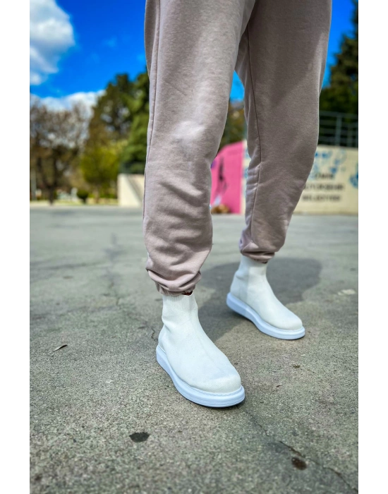 Ch207 Trt Maglieria-t Erkek Ayakkabı Beyaz Erkek Bot