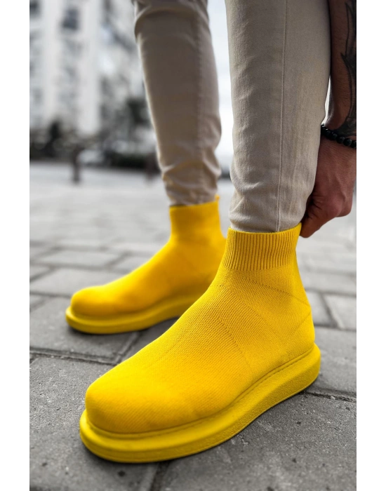 Ch207 Trt Maglieria-t Erkek Ayakkabı Sari Erkek Bot