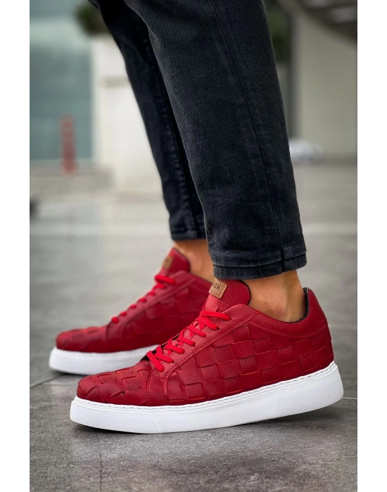 Ch209 Obt Vimini Erkek Ayakkabı Kirmizi Erkek Günlük Ayakkabı