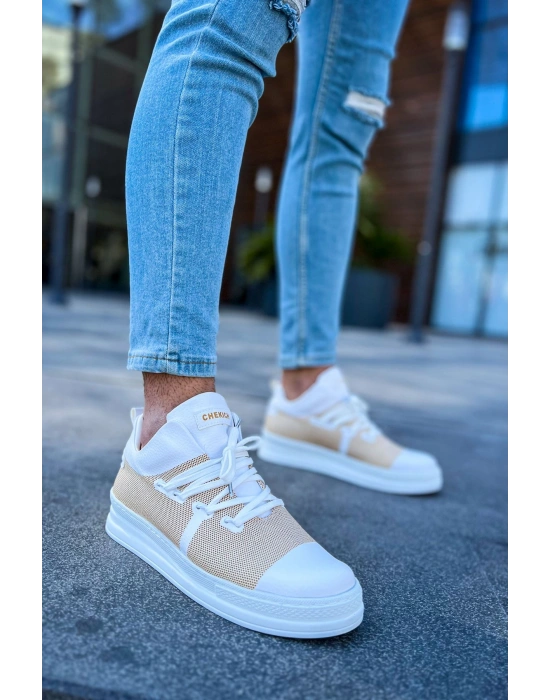 CH219 - CBT Laser Erkek Ayakkabı BEYAZ