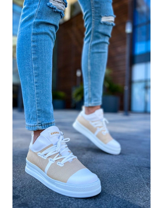 CH219 - CBT Laser Erkek Ayakkabı BEYAZ