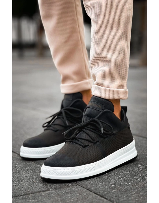 Ch219 Cbt Laser Erkek Ayakkabı Siyah Erkek Günlük Ayakkabı