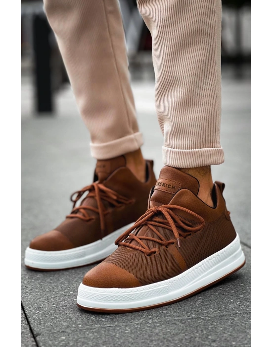 Ch219 Cbt Laser Erkek Ayakkabı Taba Erkek Günlük Ayakkabı