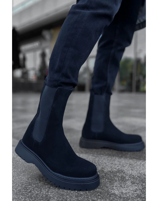 Ch223 Srt Alaska Süet Erkek Siyah Erkek Bot