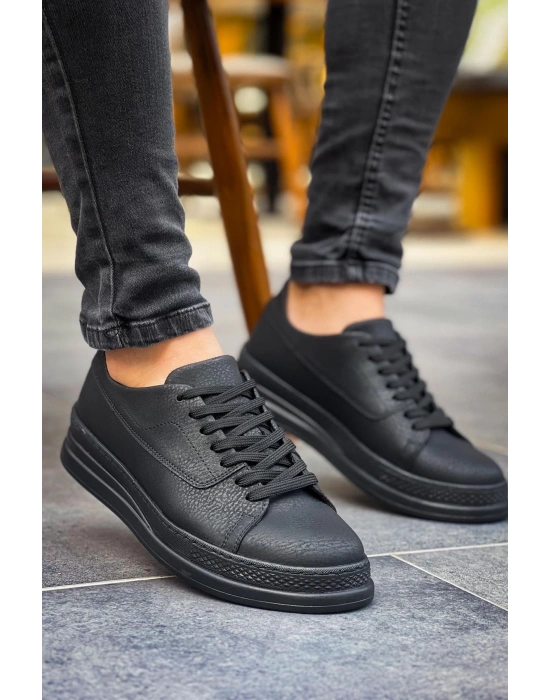 Ch2401 Cst Erkek Ayakkabı Siyah Erkek Sneaker Ayakkabı