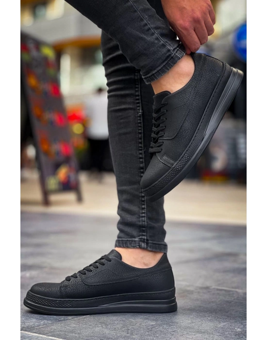Ch2401 Cst Erkek Ayakkabı Siyah Erkek Sneaker Ayakkabı