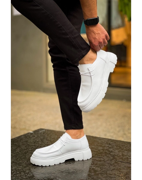 CH2404 - CBT Castle Erkek Ayakkabı BEYAZ