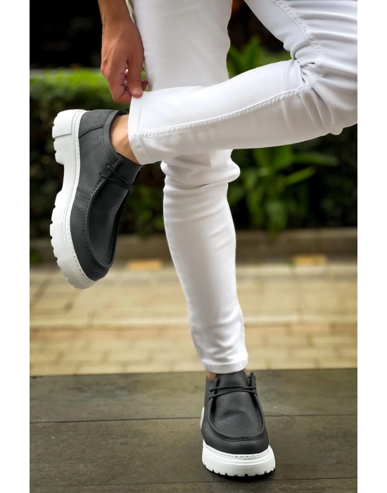 Ch2404 Cbt Castle Erkek Ayakkabı Siyah Erkek Günlük Ayakkabı