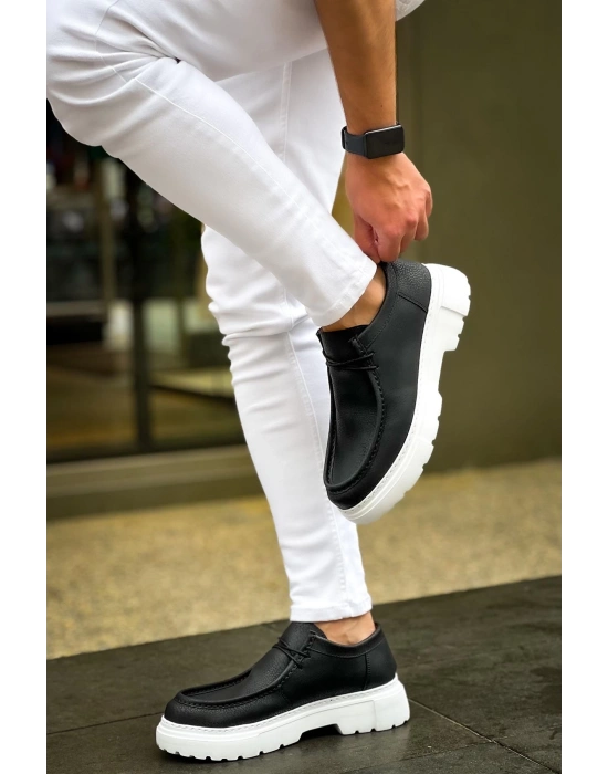 Ch2404 Cbt Castle Erkek Ayakkabı Siyah Erkek Günlük Ayakkabı