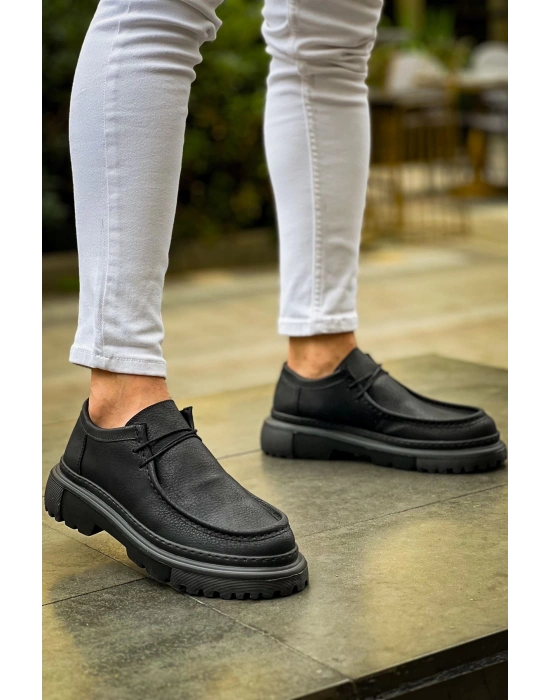 Ch2404 Cst Castle Erkek Ayakkabı Siyah Erkek Günlük Ayakkabı