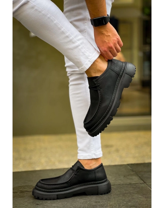 Ch2404 Cst Castle Erkek Ayakkabı Siyah Erkek Günlük Ayakkabı