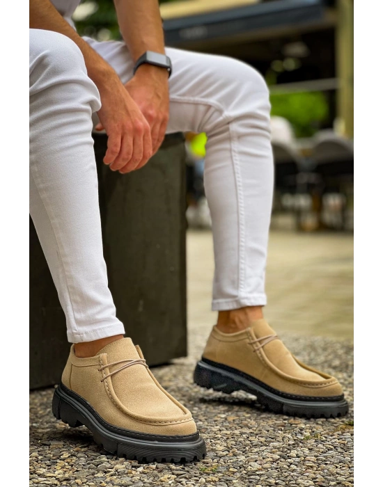 Ch2404 Sst Castle Erkek Ayakkabı Bej Erkek Günlük Ayakkabı