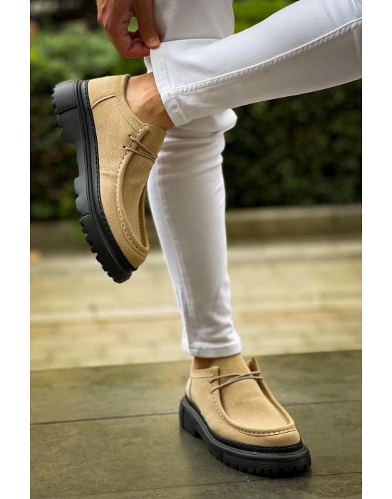 Ch2404 Sst Castle Erkek Ayakkabı Bej Erkek Günlük Ayakkabı