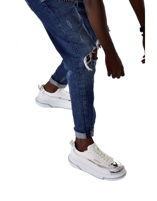 Ch241 Cbt Signature Line Up Erkek Ayakkabı Beyaz/gumus Erkek Günlük Ayakkabı