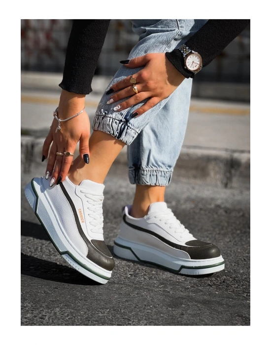 Ch241 Cbt Signature Line Up Erkek Ayakkabı Haki/beyaz Erkek Günlük Ayakkabı