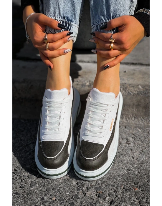 Ch241 Cbt Signature Line Up Erkek Ayakkabı Haki/beyaz Erkek Günlük Ayakkabı