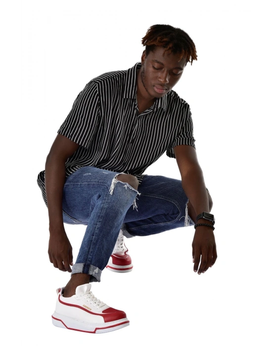 Ch241 Cbt Signature Line Up Erkek Ayakkabı Kirmizi / Beyaz Erkek Günlük Ayakkabı