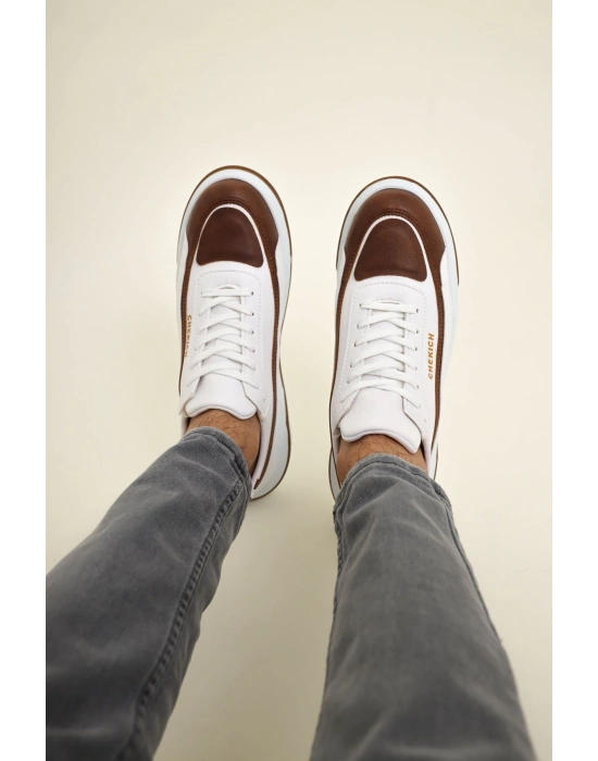 Ch241 Cbt Signature Line Up Erkek Ayakkabı Taba/beyaz Erkek Günlük Ayakkabı