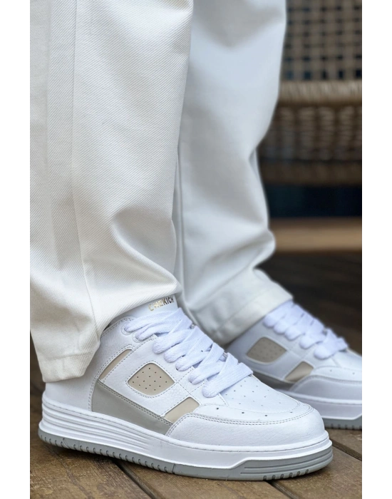 CH2410 - CBT Avax  Erkek Spor Ayakkabı BEYAZ / BEJ