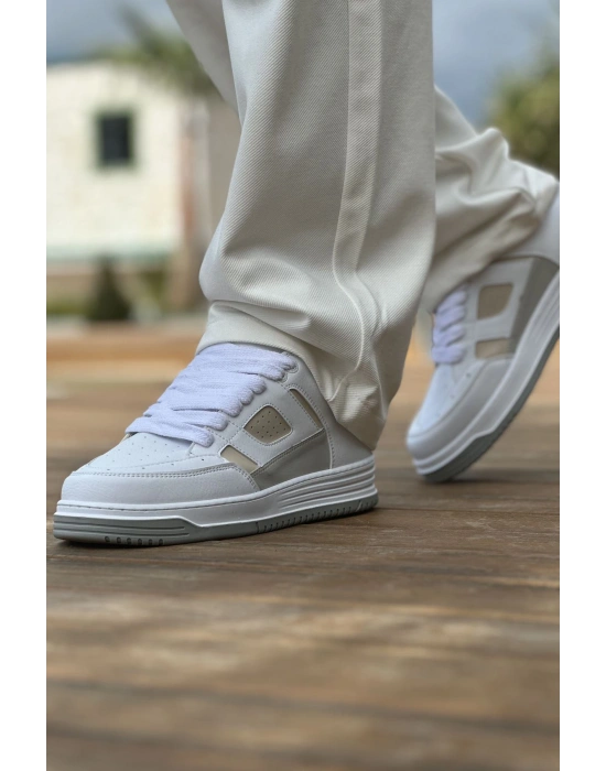 CH2410 - CBT Avax  Erkek Spor Ayakkabı BEYAZ / BEJ