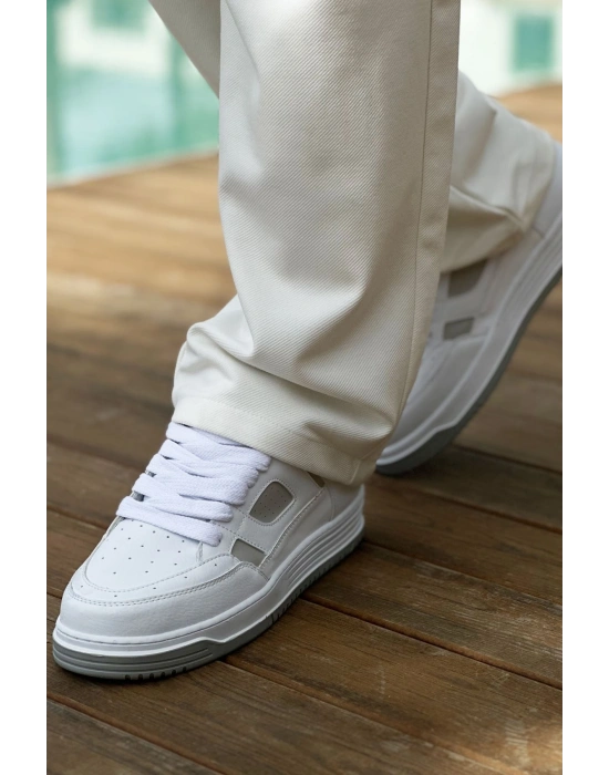 CH2410 - CBT Avax  Erkek Spor Ayakkabı BEYAZ/GRI