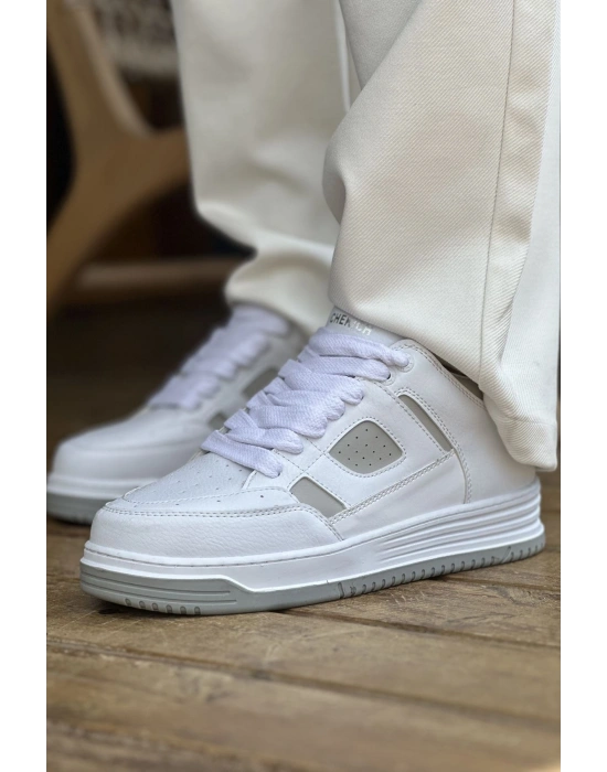 CH2410 - CBT Avax  Erkek Spor Ayakkabı BEYAZ/GRI