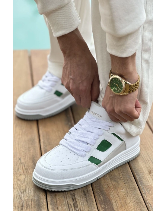 CH2410 - CBT Avax  Erkek Spor Ayakkabı BEYAZ/YESIL