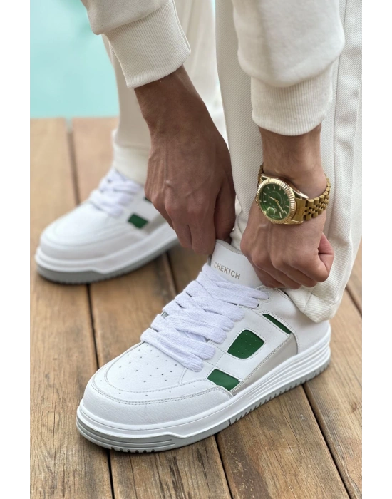 Ch2410 Cbt Avax Erkek Beyaz/yesil Erkek Spor Ayakkabı