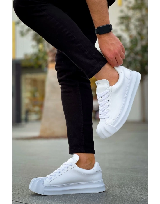 Ch2411 Artenay Erkek Ayakkabı Beyaz Erkek Günlük Ayakkabı