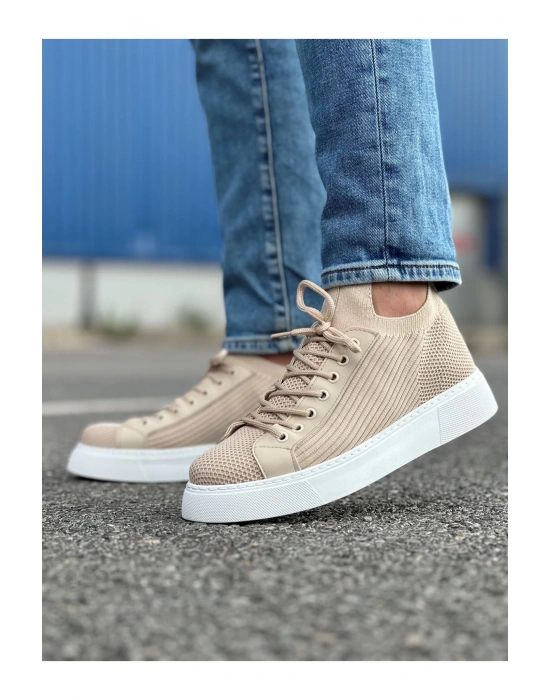 Ch2423 Tbt Erkek Ayakkabı Bej Erkek Günlük Ayakkabı