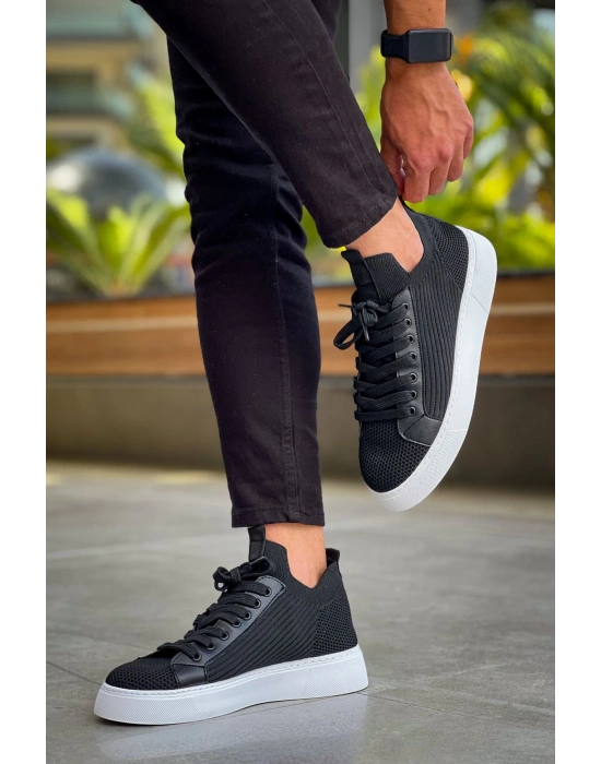 Ch2423 Tbt Erkek Ayakkabı Siyah Erkek Günlük Ayakkabı