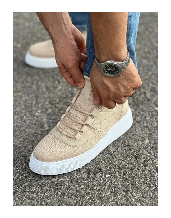 Ch2425 Tbt Erkek Ayakkabı Bej Erkek Günlük Ayakkabı