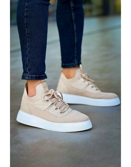 Ch2425 Tbt Erkek Ayakkabı Bej Erkek Günlük Ayakkabı