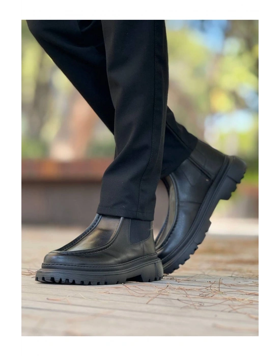 CH2433 - FRT Erkek Bot SIYAH