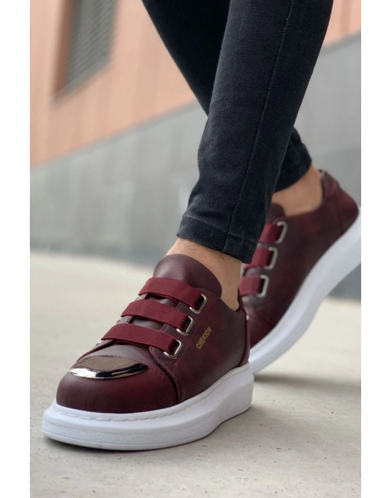 CH251 - CBT Mirror Erkek Ayakkabı BORDO