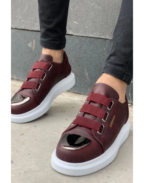 CH251 - CBT Mirror Erkek Ayakkabı BORDO