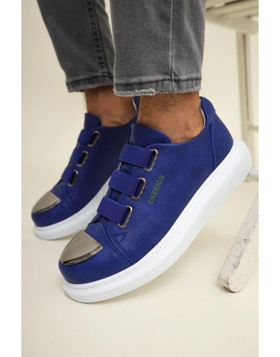 CH251 - CBT Mirror Erkek Ayakkabı Sax MavI