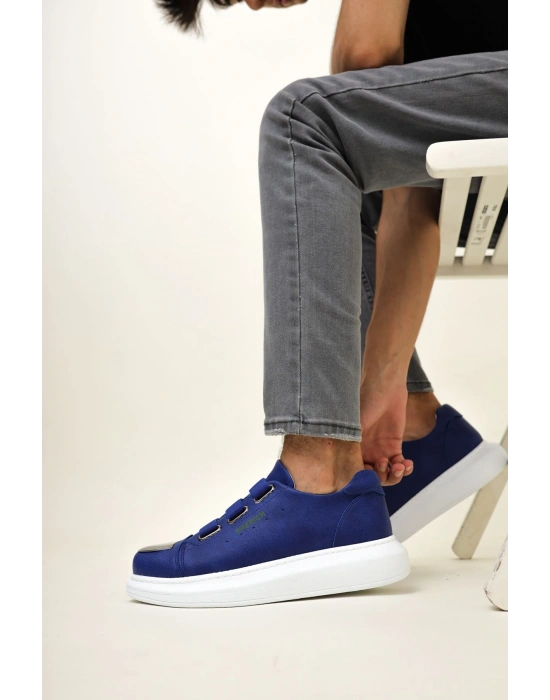 CH251 - CBT Mirror Erkek Ayakkabı Sax MavI