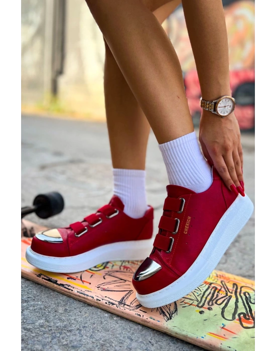 Ch251 Cbt Mirror Kadın Ayakkabı Kirmizi Kadın Spor Ayakkabı