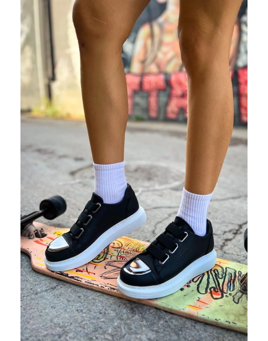 Ch251 Cbt Mirror Kadın Ayakkabı Siyah Kadın Spor Ayakkabı