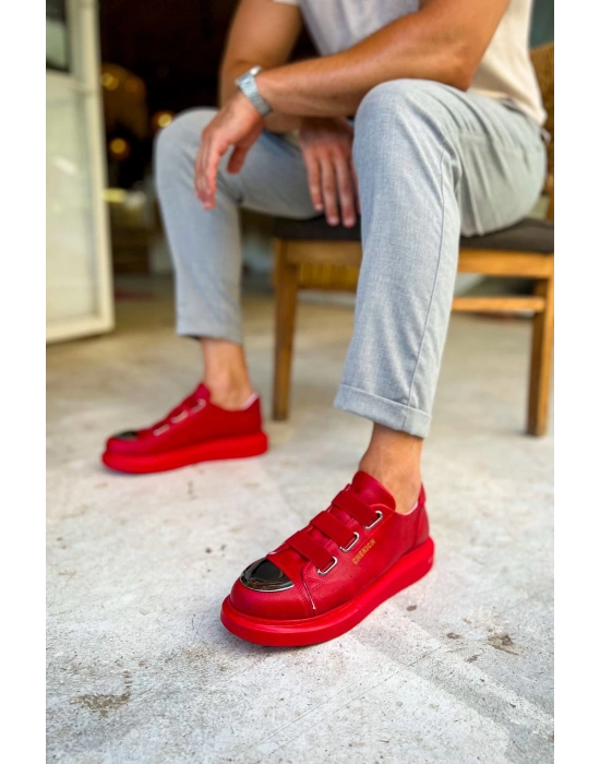 Ch251 Crt Mirror Erkek Ayakkabı Kirmizi Erkek Günlük Ayakkabı
