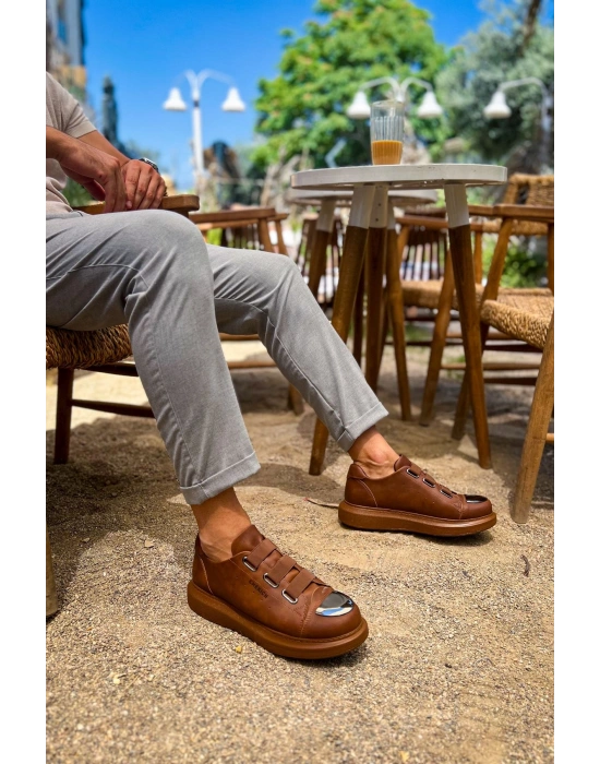 CH251 - CRT Mirror Erkek Ayakkabı TABA