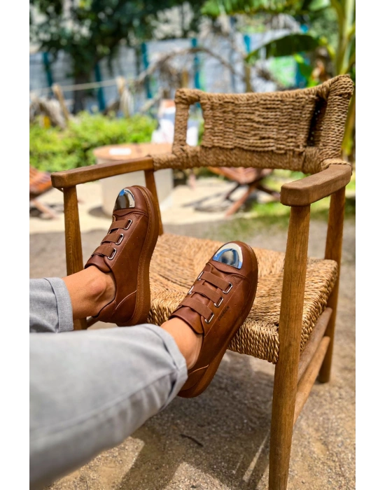 CH251 - CRT Mirror Erkek Ayakkabı TABA