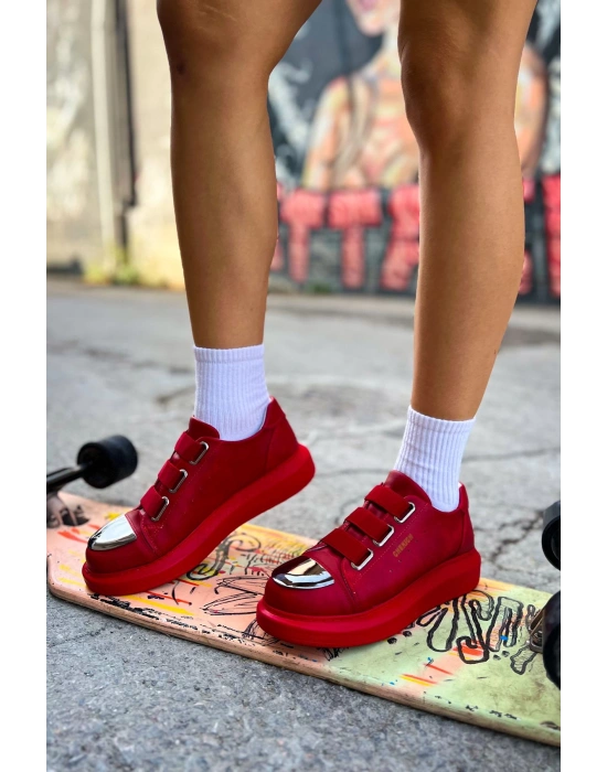 Ch251 Crt Mirror Kadın Ayakkabı Kirmizi Kadın Spor Ayakkabı