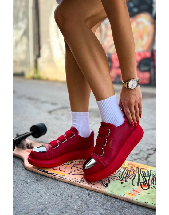 Ch251 Crt Mirror Kadın Ayakkabı Kirmizi Kadın Spor Ayakkabı