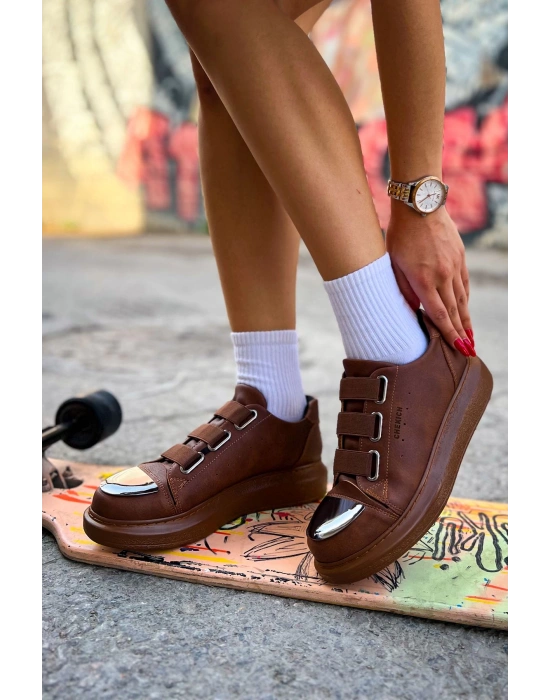 Ch251 Crt Mirror Kadın Ayakkabı Taba Kadın Spor Ayakkabı