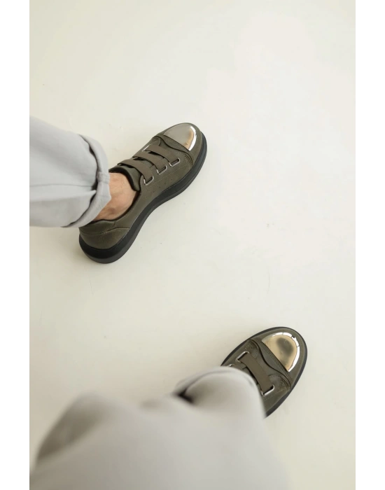 Ch251 Cst Mirror Erkek Ayakkabı Haki Erkek Günlük Ayakkabı